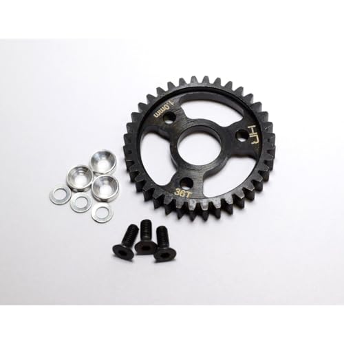 Hot Racing SRVO436 Steel Spur Gear (36T 1.0 Mod)(Silver) - TRA