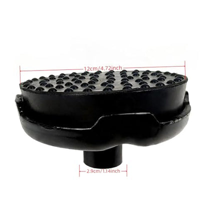 Horizontal Jack Tray Heavy Duty Jack Spare Part Jack Accessories Spare Part Support Top Repair Car Towing for 3T 4T Car (Tray & Foot Pads) - style: Tray & Foot Pads