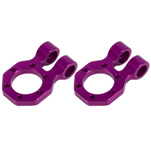 Compatible with SCX10 for PRO for Element for Power for Wagon for Comp DIY Modular Shackle Fits 4.5mm Tube Bumper 1/10 RC Rigs Crawler RC Car Accessories(Purple,2PCS) - color: Purple, size: 2PCS