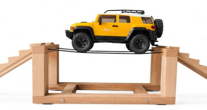Tight Rope Drive Challenge RC Crawler Truck Stairs & Rope Bridge Obstacle 1/24 1/18 Scale RC Course Track（NO Truck Included）