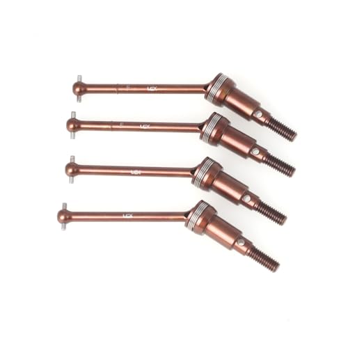 LCX Racing 1/16 RC Crawler Car Hard Steel Front Rear Universal Joint Driveshafts Clamping Wheel Hex for Arrma 1/16 Truck Mojave Grom, Upgrades Parts Accessories