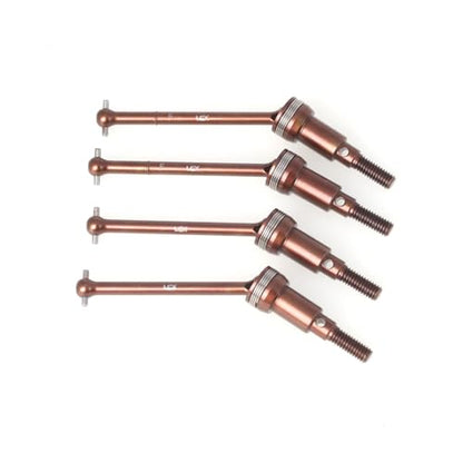 LCX Racing 1/16 RC Crawler Car Hard Steel Front Rear Universal Joint Driveshafts Clamping Wheel Hex for Arrma 1/16 Truck Mojave Grom, Upgrades Parts Accessories