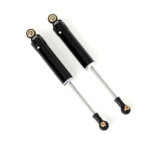 LCX Racing 1/8 RC Car Aluminum 130mm 145mm Front Rear Suspension Shock Set 2PCS Damper for Axial AXP8 Gilamon 2.2, Upgrades Parts Accessories (130mm / 5.12 in)
