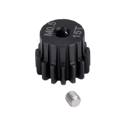 0.5M Pinion Gear Set 14T-18T, 2mm Bore Hardened Steel Motor Gears with Set Screws, 5PCS RC Gear Set Compatible with Losi Micro-B 1/24 1/28 RC Cars