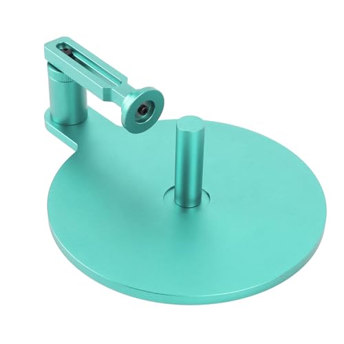 RC Tire Gluing Tool with Adjustable Roller | Metal Cementing Helper for 1/18-1/8 Scale RC Trucks, Multifunctional Car Wheel Adhesive Applicator in Blue (Cyan) - color: Cyan