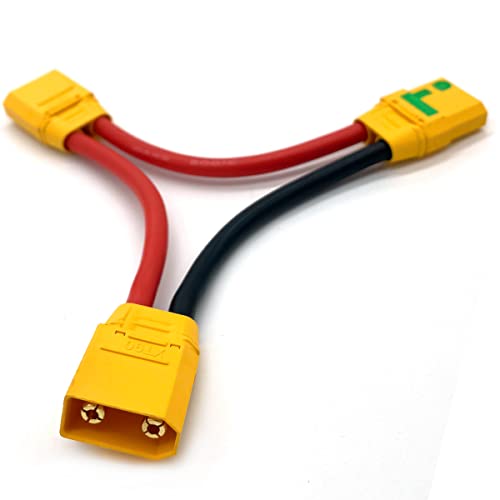 FLY RC XT90S Battery Series Connector 10 Gauge Wire for RC Battery Helicopter Quadcopter - style: XT90S Series Connector