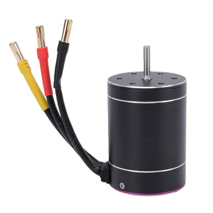 Generic RC Brushless Motor ESC Combo 3650 3300KV High Speed Brushless Motor for 1/10 1/8 RC Trucks Boats Aluminum Alloy Design