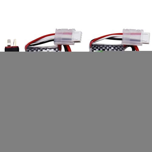 Blomiky 2 Pack 11.1V 1500mAh 35C Lipo Battery with T Plug for RC Airplane, RC Helicopter, RC Car Truck, RC Boat and Quadcopter Drone 11.1V 1500mAh T 2