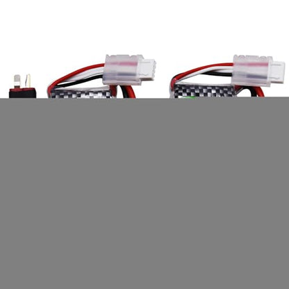 Blomiky 2 Pack 11.1V 1500mAh 35C Lipo Battery with T Plug for RC Airplane, RC Helicopter, RC Car Truck, RC Boat and Quadcopter Drone 11.1V 1500mAh T 2