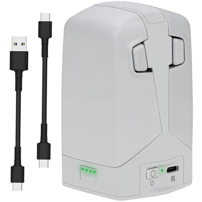 Battery Charger for DJI FLIP, Drone Batteries Charging Hub Quadcopter Battery Dual-Channel Charge Station with Cable Power Adapter Maintenance Device