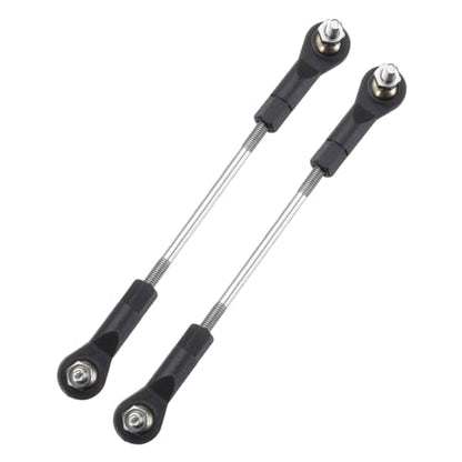 MECCANIXITY 2Pcs Adjustable Turnbuckles Camber Link, 79-89mm Turnbuckle Rod Steering Servo Linkage with M3 Ball Head Rod Ends for RC Car Replace Parts - size: 79-89mm