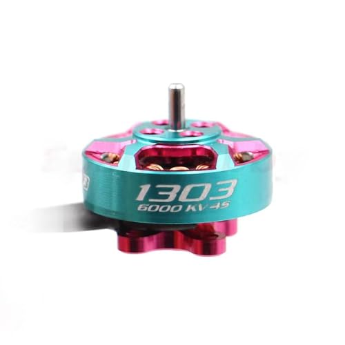 GTS V3 1303 6000KV 8000KV 2~4S Lipo Mini PFV for RCINPower Brushless Motor for RC 2~3inch Propeller Cinewhoop Freestyle Drone Parts (1PC 1303 6000KV) - style: 1PC 1303 6000KV