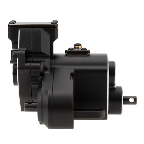 MEUS RACING Dual Speed Transmission Overdrive Gearbox for Vanquish Optic H10 1/10 RC Crawler (Black) - color: Black