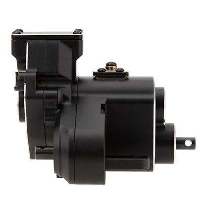 MEUS RACING Dual Speed Transmission Overdrive Gearbox for Vanquish Optic H10 1/10 RC Crawler (Black) - color: Black