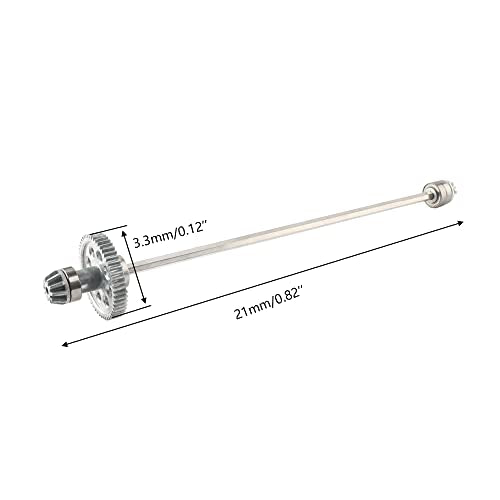 1:10 9125 RC Trucks Car Upgraded Original Parts Aluminum Main Drive Shaft 25-ZJ05 LG-ZJ05 for High Speed 1:10 9125 RC Trucks (Longer) - color: Aluminum Longer 25-zj05