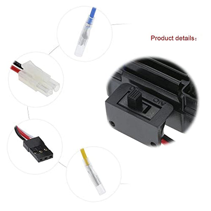 Goolsky WP-1060-RTR Waterproof Brushed 2S-3S 60A ESC for 1/10 Tamiya Traxxas Redcat HSP HPI RC Car