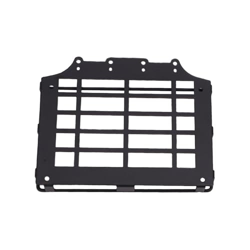Scale RC Roof Rack, Cross Bars Metal Roof Rack with Prewired 4 Lights Protective Grilles for MJX H12Y 112 Offroad RC Crawler
