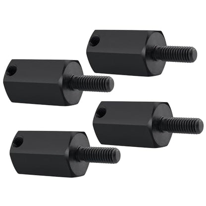 MORLORDY 4Pcs Steel RC Wheel Hex Hubs +20mm Extenders Counterweight Hex Adapters for 1/6 RC Rock Crawler Axial SCX6 AXI05000 Upgrade Part