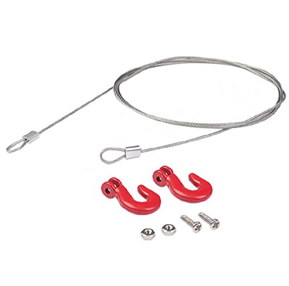 RC Trailer Chain Hook Rope Tow Shackles for 1/10 RC Crawler TRX4 Axial SCX10 Wraith RC Decor Parts