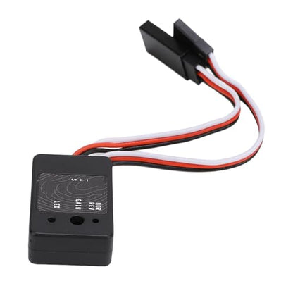 RC Gyro Stabilizer, Mini with Adjustable Sensitivity and Direction Switch Gyro Module for RC Car Boat Truck Off-Road Racing Hobbyists