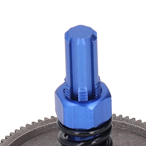 RC Car Gear Set, Differential Pinions Gear Slipper Gear Set Differential Upgrade Parts Metal Gear Assembly for Arrma Senton 1/10 for Granite (Blue) Arrma - color: Dark Blue