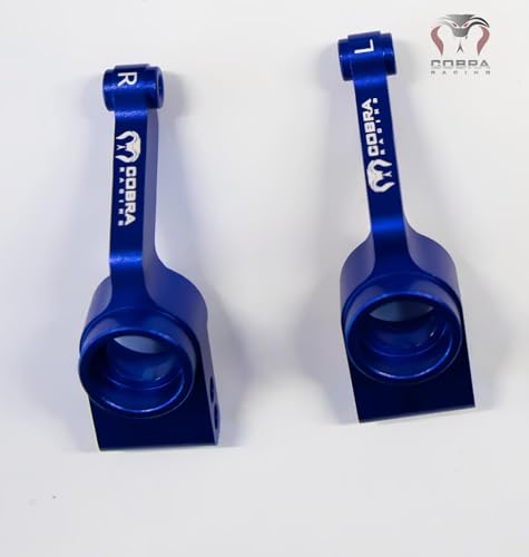Aluminum Blue Knuckles Set (Complete) for 4x4 Slash, RUSTLER, Stampede, HOSS - Steering Knuckles, Steering Blocks and Rear Axle Carriers