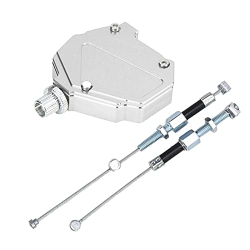 BRRNOO Clutch, Aluminum Alloy Clutch Box Aluminium Alloy Universal Modification Brake for Motorcycles and ATVs (Silver) - color: Silver