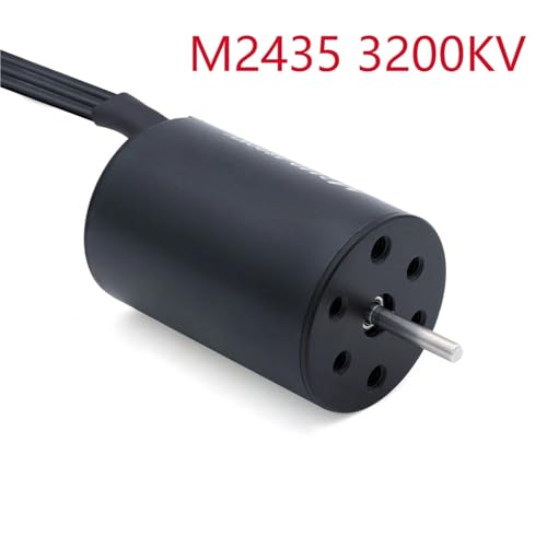 RC Car Repair Kit for Wltoys 1/16 1/18 RC Truck Monster Car Waterproof Brushless Montor 2.0mm Shaft M2435 3200KV/4300KV/4800KV Parts - size: 3200KV