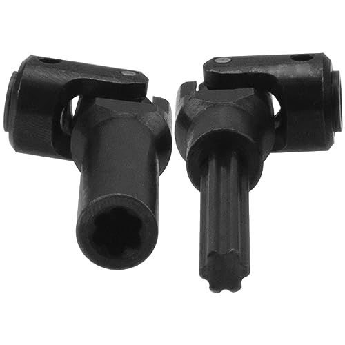2Pcs Vgoohobby Universal Drive Shaft RC Crawler Driveshaft Compatible with Traxxas TRX4 Axial SCX10 AXI03007 Redcat Gen7 RC4WD D90 TF2 1/10 RC Crawler Car (Black,84-102mm) - color: Black, size: 84-102mm