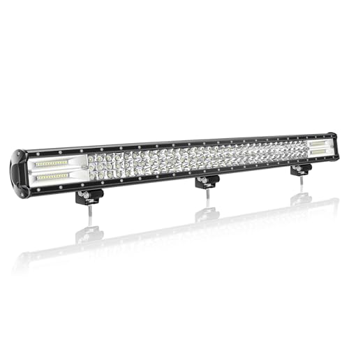 Willpower 34 Inch 468W Led Light Bar Spot Flood Combo Beam 12V 24V Fog Work Lamps Driving Offroad Lights for 4x4 Truck Tractor Boat Car ATV UTV SUV - size: 34'' - 468W - Combo