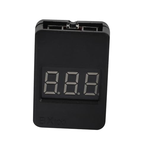 SOLUSTRE Lipo Battery Checker Digital Capacity Tester Polymer Batteries Real Voltage Monitoring High-Brightness Led for Rc Devices
