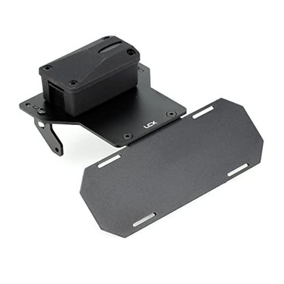 LCX Racing 1/10th RC Crawler Car CNC Machined Aluminum Battery Tray Forward Shifting Combo Relocate for RC Car Axial SCX10 II 90046, Upgrades Parts Accessories