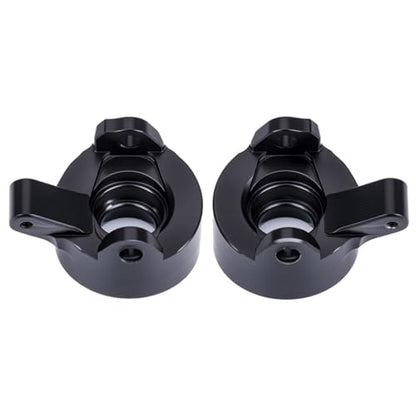Brass Steering Knuckles Rear Hubs Weights Diff Covers for 1/30 RC Crawler AXIAL SCX30 Ford Bronco 4X4 Jeep Wrangler JLU Upgrades (Steering Knuckles) - color: Steering Knuckles