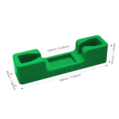 RC Car Stand RC Stand Simulation and Static Display RC Work Stand for 1/18 1/24 TRX4M SCX24 FCX18 FCX24 Remote Control Car (Green & Red) - color: Green & Red