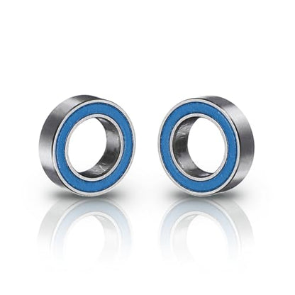uxcell 4 Pcs MR106-2RS Deep Groove Micro Bearing, 6x10x3mm Double Rubber Sealed Chrome Steel Small Bearings (ABEC5, Z4 Low Noise) - size: MR106-2RS