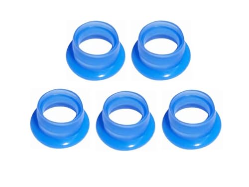 1/10 Scale RC Off/on Road Car Engine Motor .12 15 .18 20 Rear Exhaust Pipe Manifold Gasket Seal Tubing Joint Adapter Silicone Gasket 5pcs/Bag Blue FC Power OS SH GO HSP VX