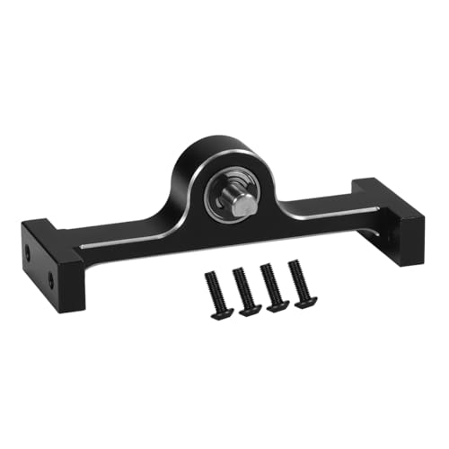 Aluminum Alloy 1/10 Transfer Case 70mm Width 5mm D-Shaped Shaft Transmission Gearbox for RC Crawler Cheater Rigs MOA 1.9 Shafty LCG Chassis Build