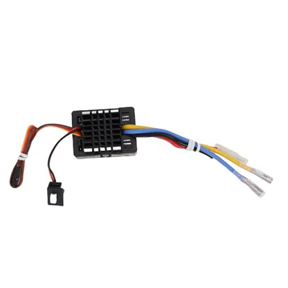 Aramox 80A Brushed Electronic Speed Controller, ESC with 6.5V5A BEC, for RC Car and Boat, Compatible with 540 550 Motors