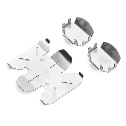 RC Modifications Spare Compatible With Axial For SCX10 PRO 1/10 RC Crawler Car Upgrade Parts Stainless Steel For Chassis Skid Plate Axle Protector