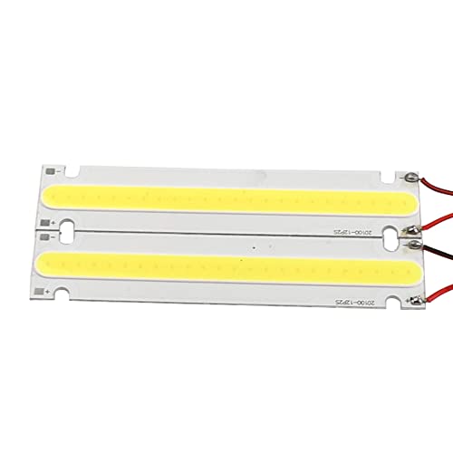 2PCS HIRCQOO 1/10 RC Car LED Chassis Lights Compatible with Traxxas TRX-4 TRX-6 Axial SCX10 II 90046 RC4WD D90 D110 1/10 RC Crawler Car Truck (White,100x20mm) - color: White,100x20mm