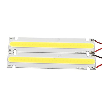 2PCS HIRCQOO 1/10 RC Car LED Chassis Lights Compatible with Traxxas TRX-4 TRX-6 Axial SCX10 II 90046 RC4WD D90 D110 1/10 RC Crawler Car Truck (White,100x20mm) - color: White,100x20mm