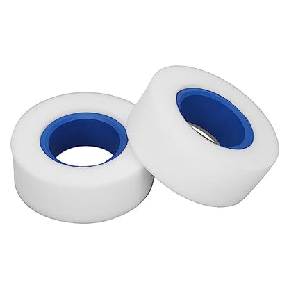 Semme 2PCS Dual Stage RC Car Tire Foam for 2.2 Inch RC Crawler Tires Soft Sponge Foam 130mm Outer Diameter for /10/8 Scale Vehicles Red (Blue)