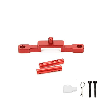 RCAWD SCX24 Upgrades Body Post Front for Axial, Body Mount Aluminum Parts for AXI00002 Red - color: Red