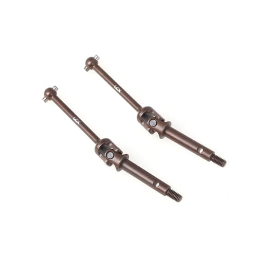 LCX Racing 1/18th RC Crawler Car CNC HD Steel Front Axle Rear Axle Universal CVD Drive Shaft for Losi Mini LMT 4X4 Truck, Upgrades Parts Accessories