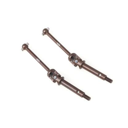 LCX Racing 1/18th RC Crawler Car CNC HD Steel Front Axle Rear Axle Universal CVD Drive Shaft for Losi Mini LMT 4X4 Truck, Upgrades Parts Accessories