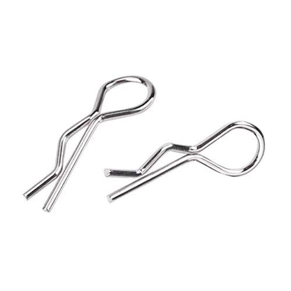 50PCS Stainless Steel RC Body Clips Pins, 1/10 1/12 1/16 Scale Metal RC Car Body Clip Pins for RC Car Truck Cler