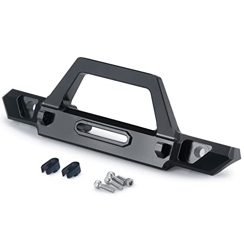 Que-T 1/24th RC Metal Front Bumper for Axial SCX24 AXI00002 JLU CRC 4WD-RTR Crawler Car Upgrade Parts