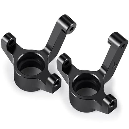 Micro-B Aluminum Alloy C Block Caster Blocks C Hubs, Front Steering Knuckles Spindles, and Rear Hubs Compatible with 1/24 Buggy Losi Micro-B RC Car Truck Upgrade Replace Parts