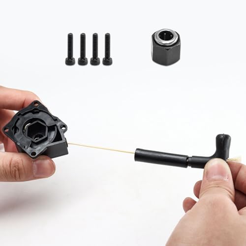 R020 Engine Pull Starter & 12mm One Way Bearing R025 Hex Nut Compatible with 1/10 RC Nitro Trucks Vertex VX 16 18 SH 21 Engines