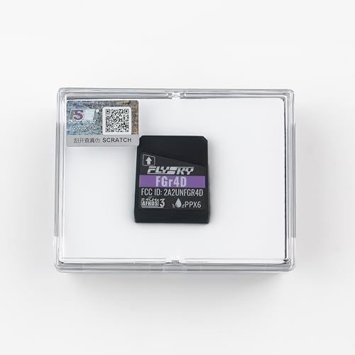 Flysky FGr4D 4CH 2.4GHz AFHDS3 Protocol Waterproof Receiver | Built-in Dual antennas,PPX6 nano waterproof, Compact and light weight design For RC Car Boat